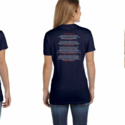 ladies detective steven mcdonald memorial shirt navy